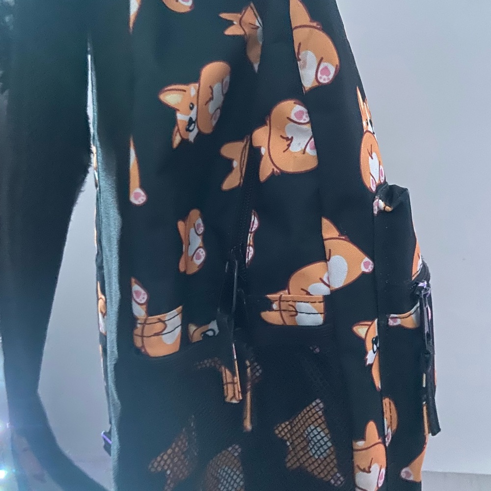 ☾.݁ᛪ༙ Cute Corgi Butts Print Backpack - Picture 8 of 11